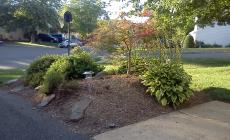 raised flower bed installation